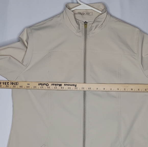 Lady Hagen Rain Jacket Women Large Bogey Zip Pocket Long Sleeve Golf Peyote - Picture 5 of 10